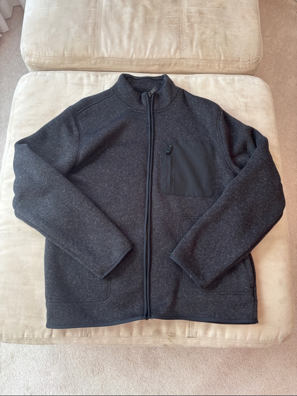 Old Navy Men’s Jacket w/ Sherpa Lining Size Large